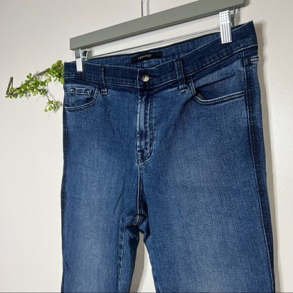 J Brand Crop Tuxedo Blue Jeans - Picture 2 of 10